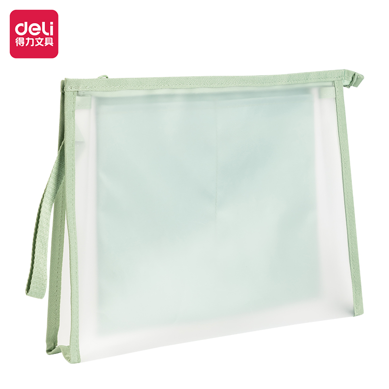 51fun吃瓜PP109_A4果凍晴天EVA手提大背寬拉鏈袋(綠)(個)