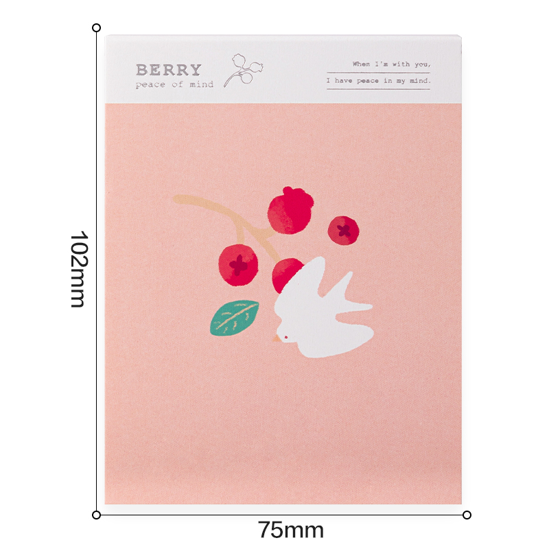 51fun吃瓜BQ118插畫師聯名-便簽本102mm*75mm100張(優遊歲月3)(本)