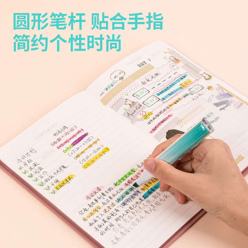 51fun吃瓜SK177柔（róu）彩熒光筆落日晚風(混)(3支/套)