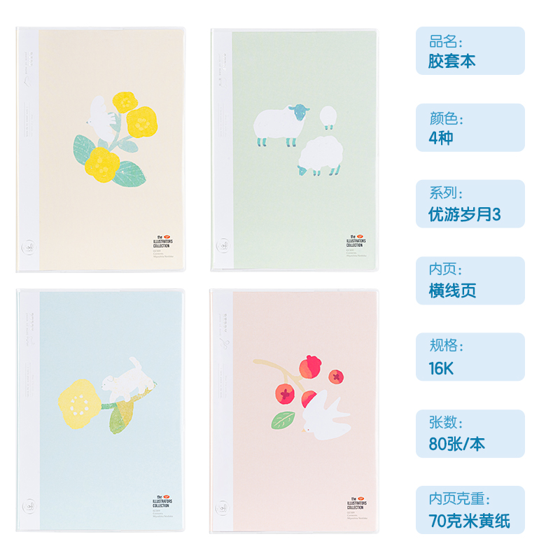 51fun吃瓜T1680插畫師聯名-膠套本(優遊歲（suì）月3)(本)