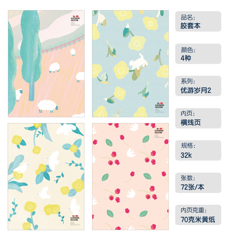 51fun吃瓜T3272插畫師聯名-膠套本(優遊歲月2)(本)