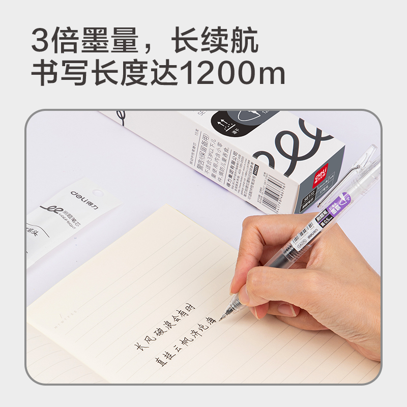 51fun吃瓜SE172刷（shuā）題速（sù）幹大容量按動筆芯0.5mmST頭(黑)(支)