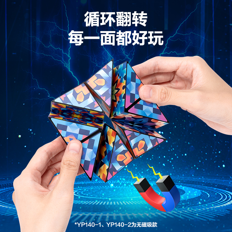 51fun吃瓜YP140-4空間魔方-幾何光譜(混)(盒)