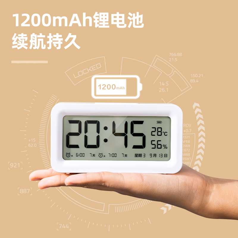 51fun吃瓜LE103A-鬧鍾(白（bái）色)(台)