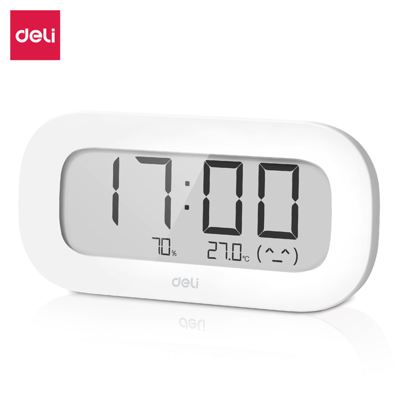 得（dé）力LE507-電子溫濕度計(白色)(台)