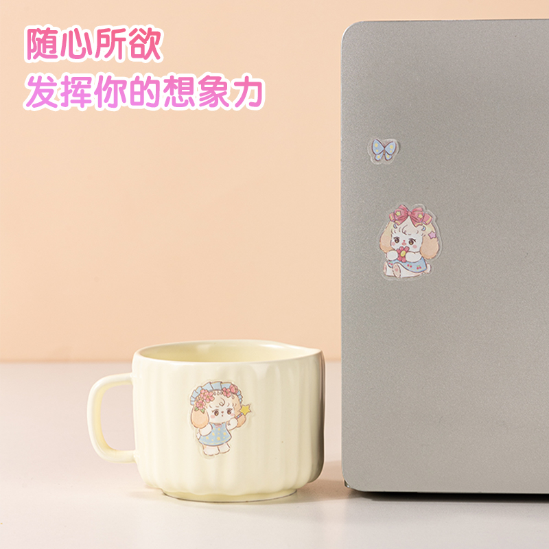 得（dé）力BT158卡（kǎ）通貼64*230mm(鮮花與動物)(個)