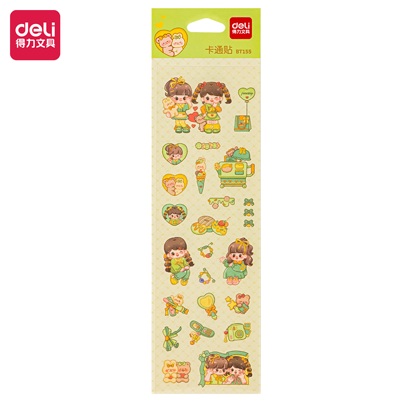 51fun吃瓜BT155卡通貼64*230mm(閨蜜姐妹淘（táo）)(個)