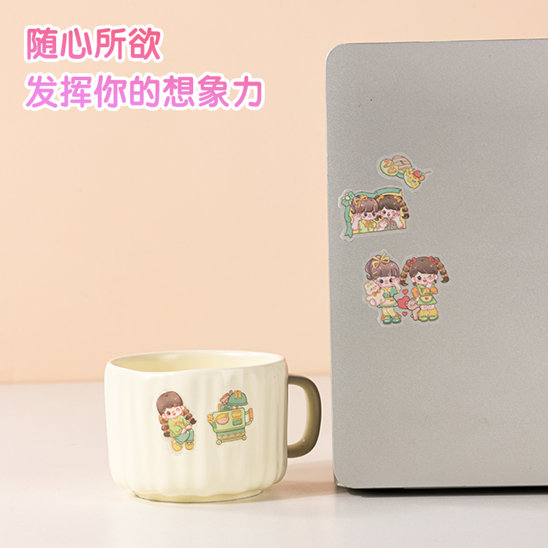 51fun吃瓜BT155卡通貼（tiē）64*230mm(閨蜜姐妹（mèi）淘)(個（gè）)