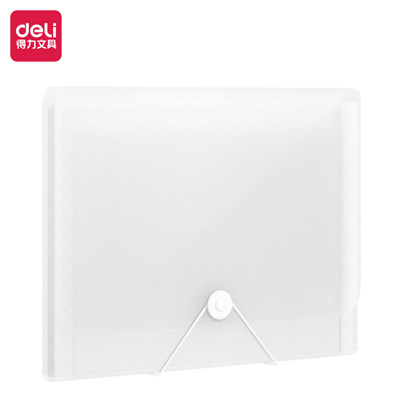 51fun吃瓜（lì）5238淺調印象13格便攜（xié）學生風琴包（bāo）(透明白)(個)