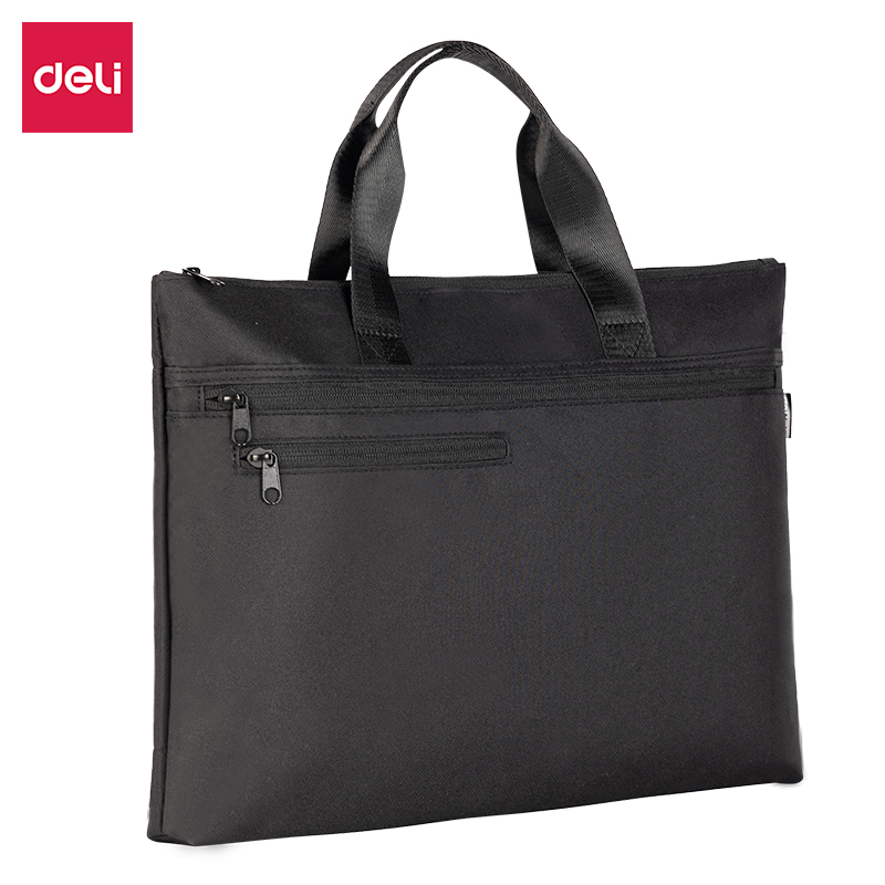 51fun吃瓜BG142經典商務手提擴容多功能公文包(黑)(個（gè）)