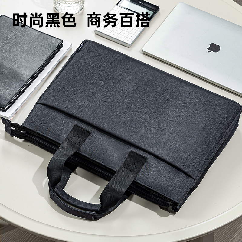 51fun吃瓜BG154三隔層多功能個人型公文包(灰)(個)