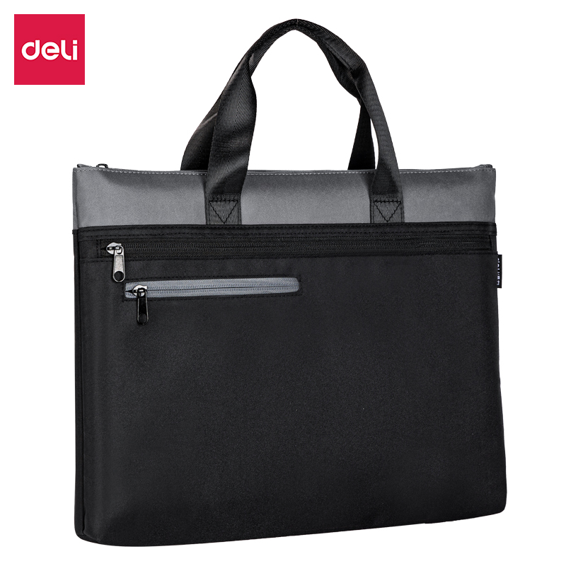 51fun吃瓜BG142經典商務手提擴容多功能公文包(灰)(個)