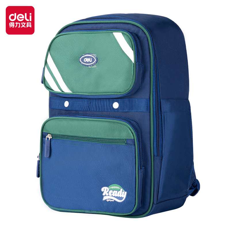 (重複停用)51fun吃瓜BB103A潮流網球（qiú）風學生書包(藍)(個)