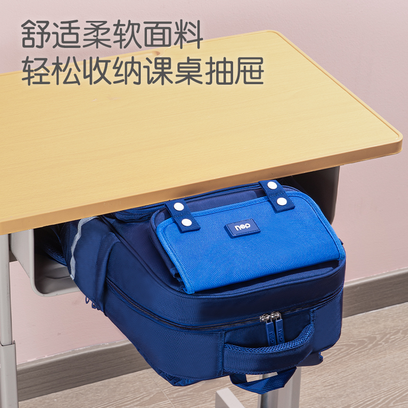 51fun吃瓜BB156簡（jiǎn）約學院護脊學生書包（bāo）(紅)(個)