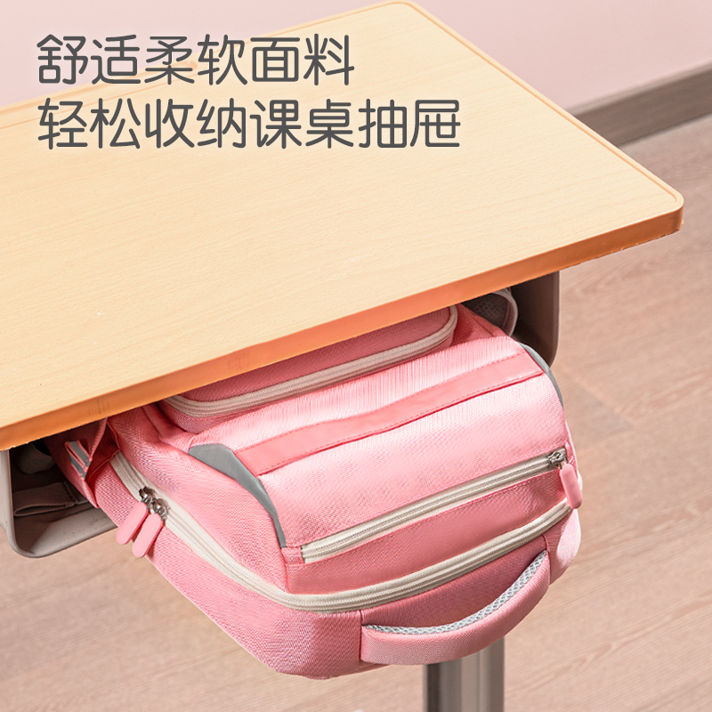 51fun吃瓜BB144微風嵐語係列（liè）立體造型學生書包(粉)(個)