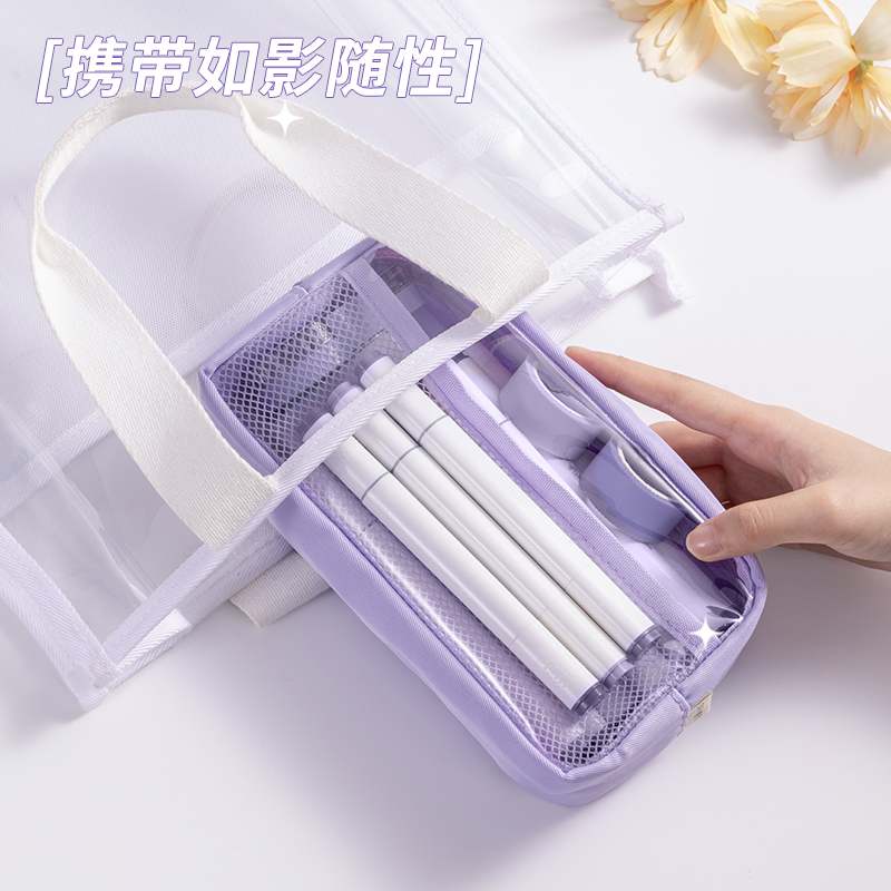 51fun吃瓜66771B少（shǎo）女（nǚ）心博物館（guǎn）大方包多用途筆袋(混-少女心博物館)(個)