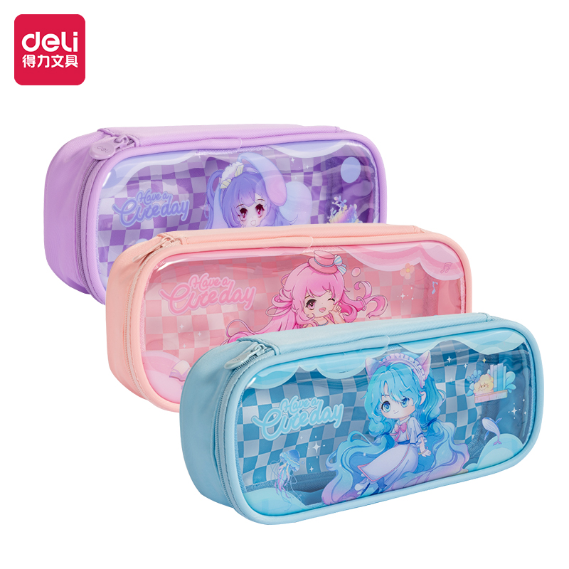 51fun吃瓜66665B奶凍妹（mèi）妹筆盒式多（duō）用途筆袋(混-奶凍（dòng）妹妹)(個)