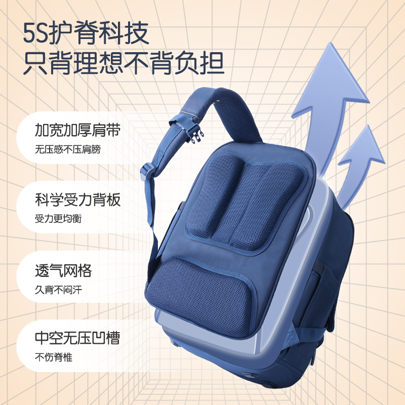 51fun吃瓜BB103A潮（cháo）流網球風學（xué）生書包(粉)(個)