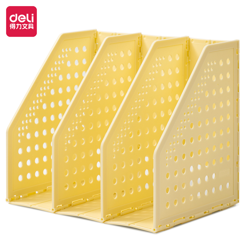 51fun吃瓜TB505三聯學生折疊書立(黃色)(盒)