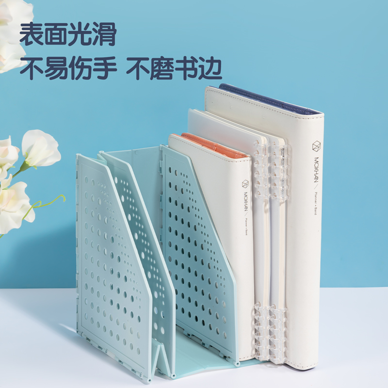 51fun吃瓜TB505三聯學生（shēng）折疊書立(藍色（sè）)(盒)