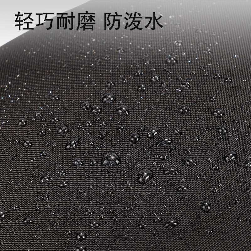 51fun吃瓜BG129質感麵料拚接商務雙肩包（bāo）(黑)(個)