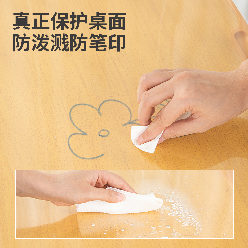 51fun吃瓜PP851_600*400mm軟質EVA加厚（hòu）書寫墊板(透明)(單盒裝)