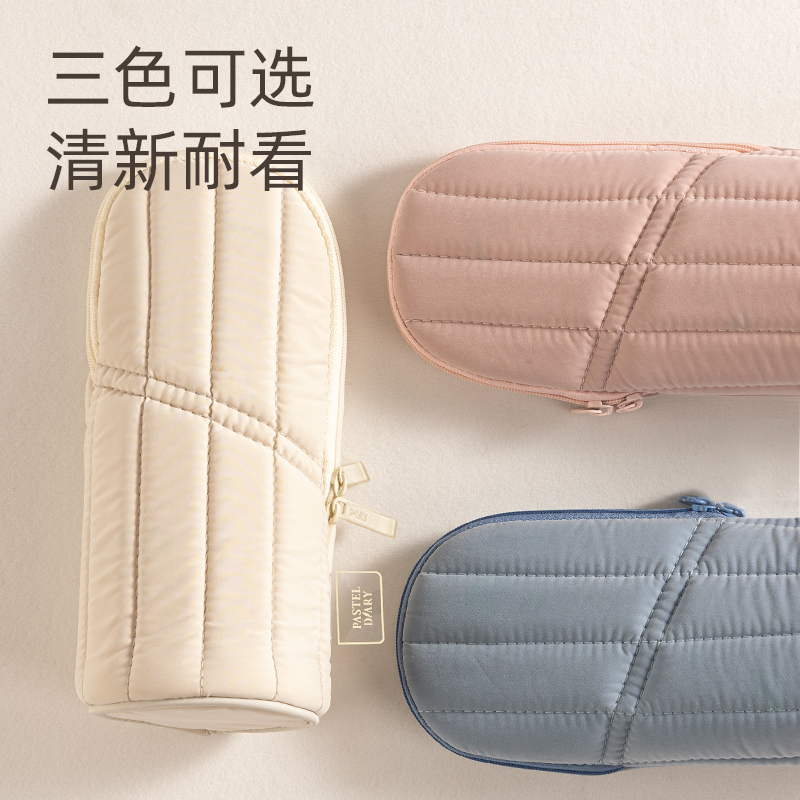 51fun吃瓜BC334淡彩（cǎi）日記筆筒式多（duō）用途筆袋（dài）(混-P.DIARY)(個)