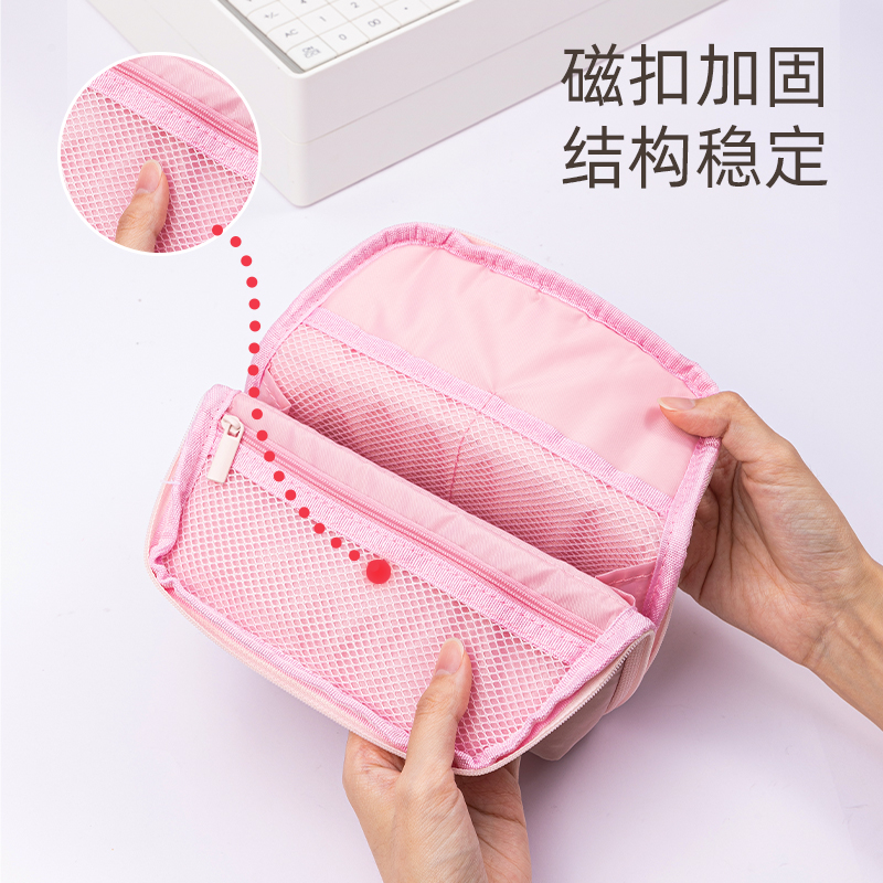 51fun吃瓜BC336淡彩日記翻折站立式多用途筆袋(混-P.DIARY)(個)