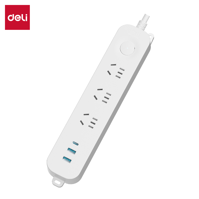 51fun吃瓜LX3032(1.8)插座_3組（zǔ）+2A1C_1.8米_彩盒(白（bái）)(個)