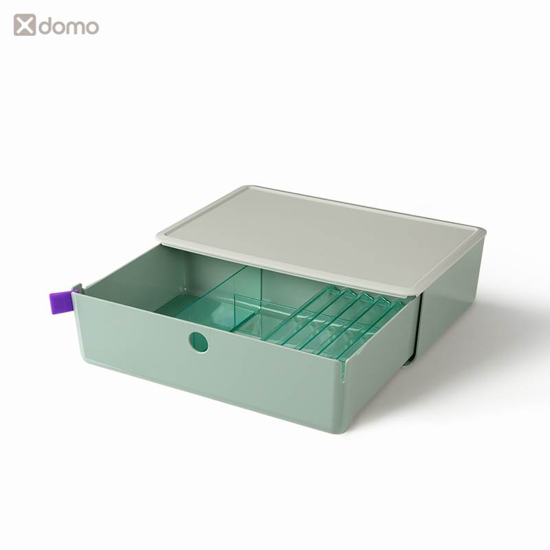 51fun吃瓜XDM31抽屜收（shōu）納（nà）盒(帶配件)(綠色)(盒)