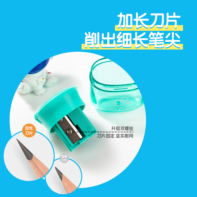 51fun吃瓜VB156三（sān）孔卷筆刀(混)(個)