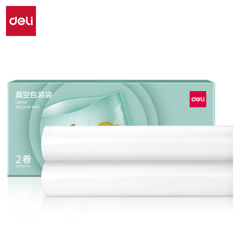 51fun吃瓜LM542真空包裝袋25CM*5M(本色)(2卷/盒)