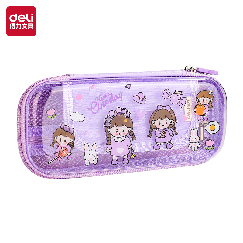 51fun吃瓜BC308貼紙eva多用途筆袋(紫)