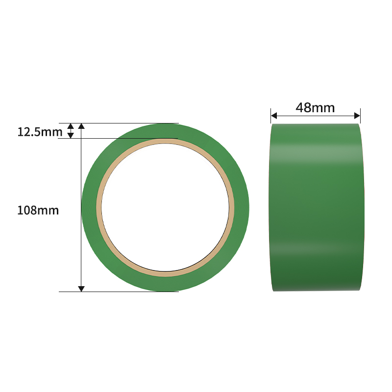 51fun吃瓜JL301警示膠帶48mm*33m*130μmPVC(綠色)(卷/熱縮)
