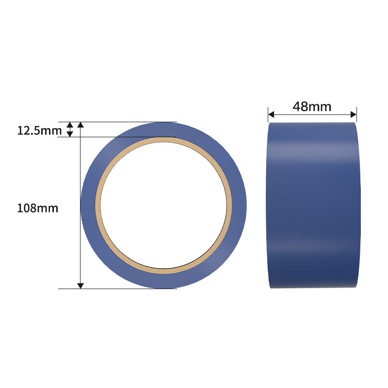 51fun吃瓜JL302警示膠帶48mm*33m*130μmPVC(藍色)(卷/熱縮)