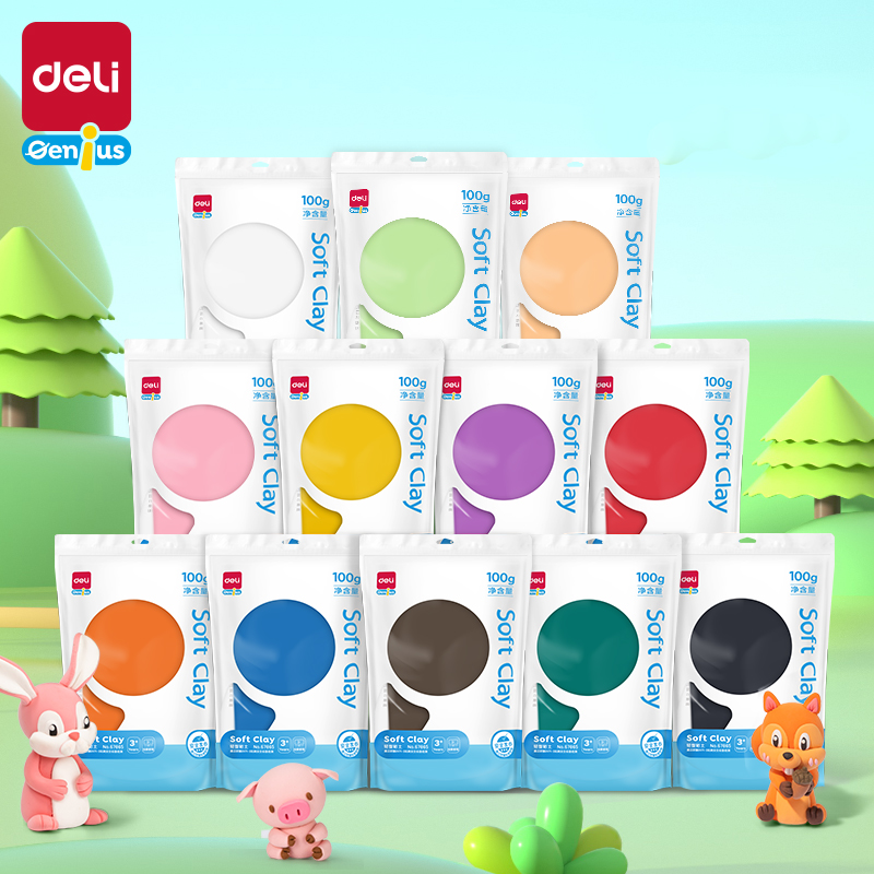 51fun吃瓜67865_輕型（xíng）粘土_12色*100克(混)(盒)