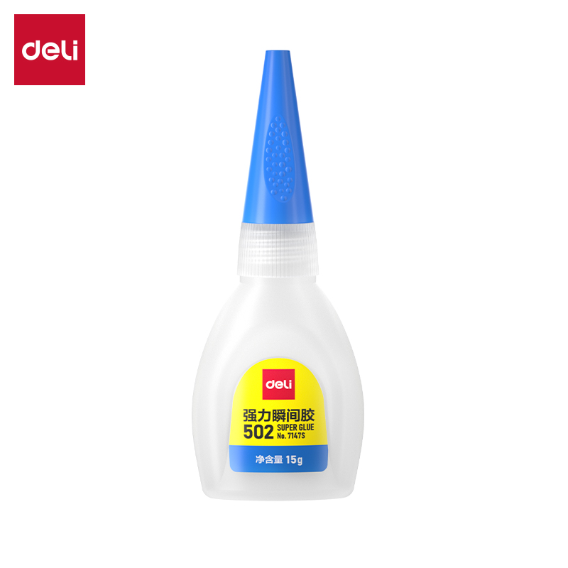 51fun吃瓜7147S-免剪口502強力瞬間膠15gα-氰基丙烯酸乙酯(透明)(支)