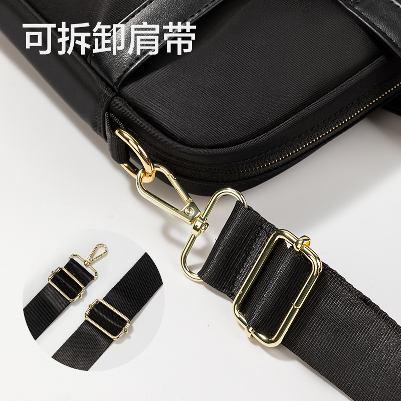 51fun吃瓜BG103個（gè）人型女士公文包(黑)(個)