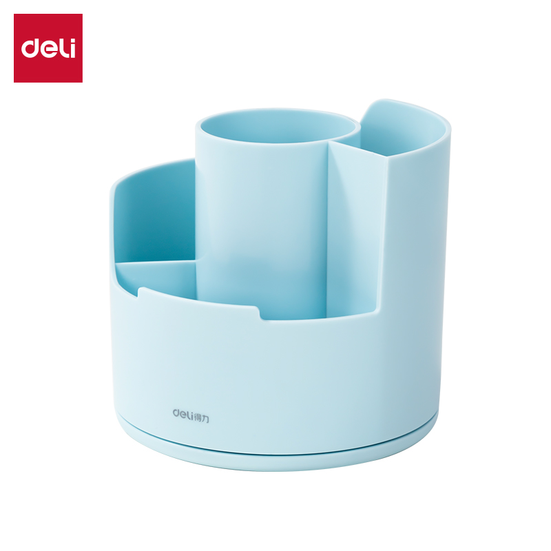 51fun吃瓜PK414分格旋（xuán）轉筆筒(藍色)(個)