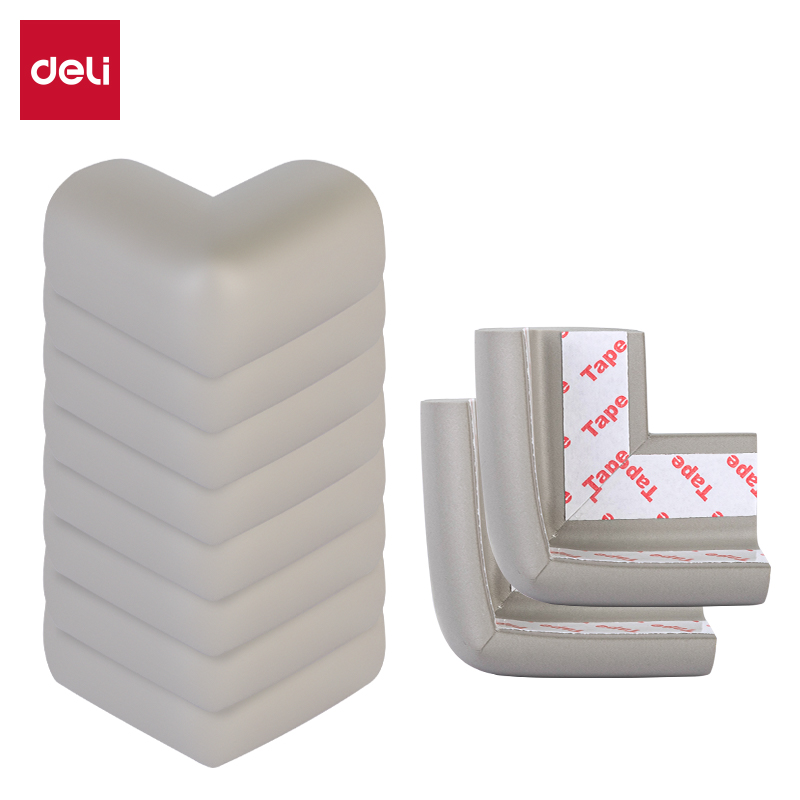 51fun吃瓜JF104防撞角L型35mm*6cm*12mmNBR(10個/盒)(灰色)