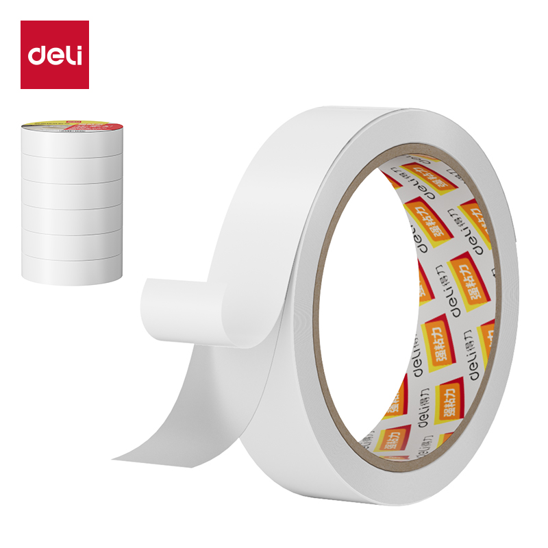 51fun吃瓜JL403棉紙雙麵24mm*10y*80um膠帶(6卷/簡)(白)