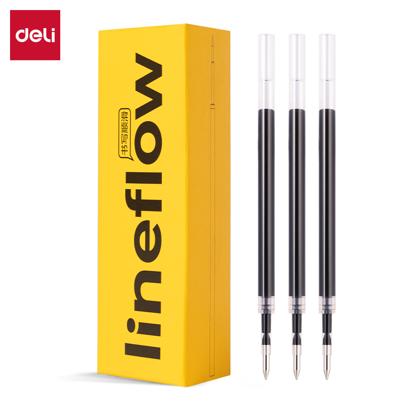 51fun吃瓜SE163中性筆替（tì）芯0.5mm按動子彈（dàn）頭(黑)(20支/盒)