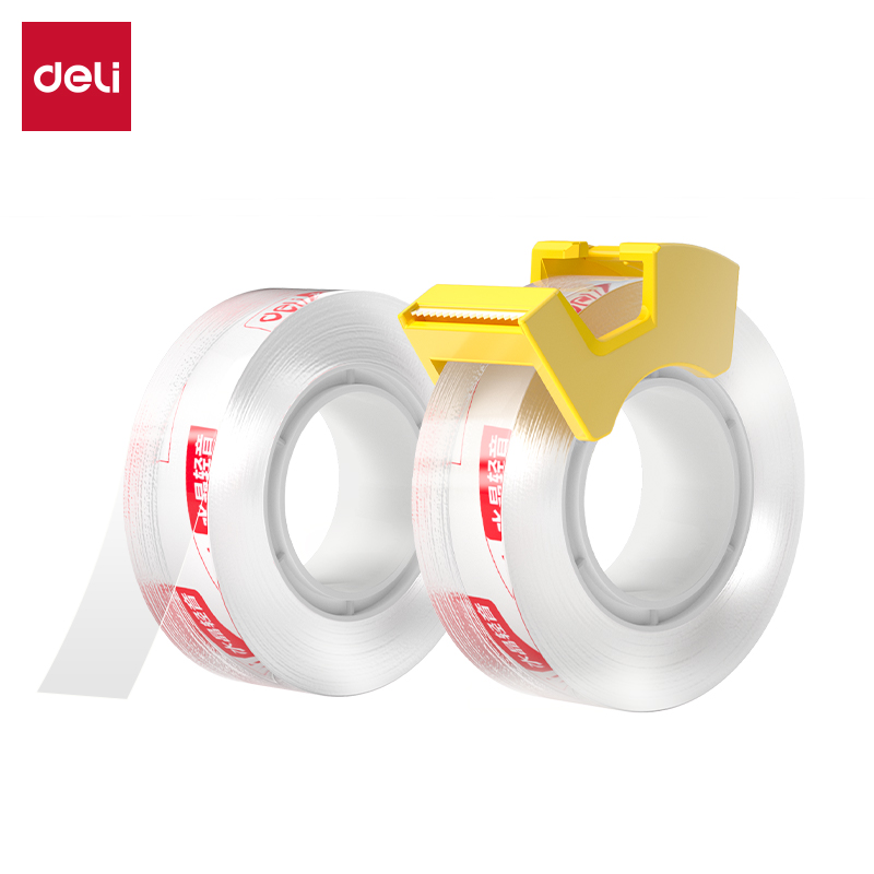 51fun吃瓜JD901水晶輕音膠帶18mm*20y*50μm（水晶）(2卷/卡)