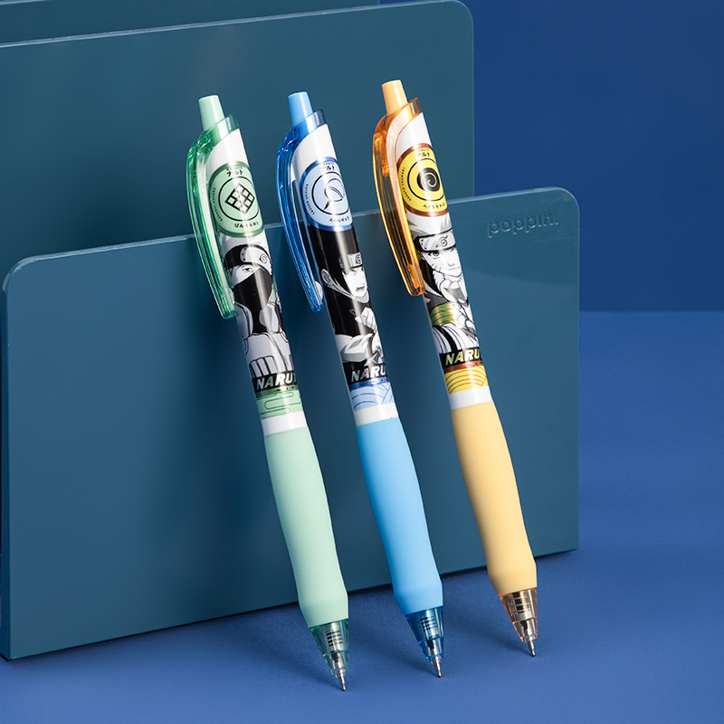 51fun吃瓜SA327火影忍者(疾風傳（chuán）)速幹按動IP中性筆0.5mmST頭(黑)(支)