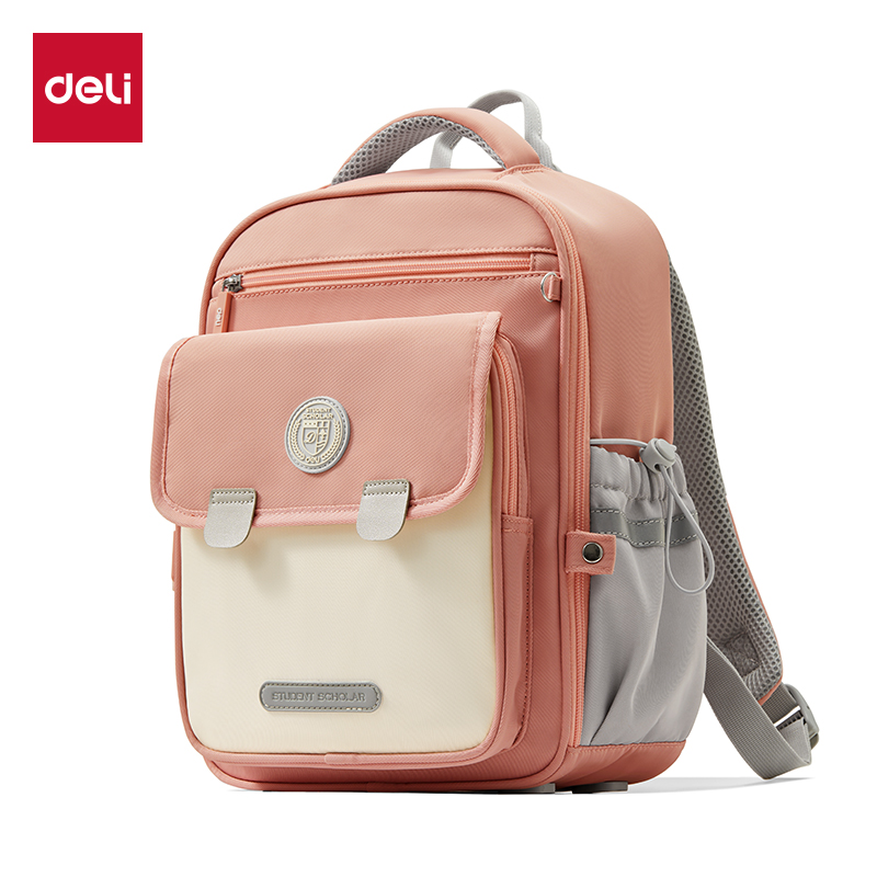 51fun吃瓜BB161大號超（chāo）輕（qīng）全展開式學生書包套裝（zhuāng）(L-粉)(個)