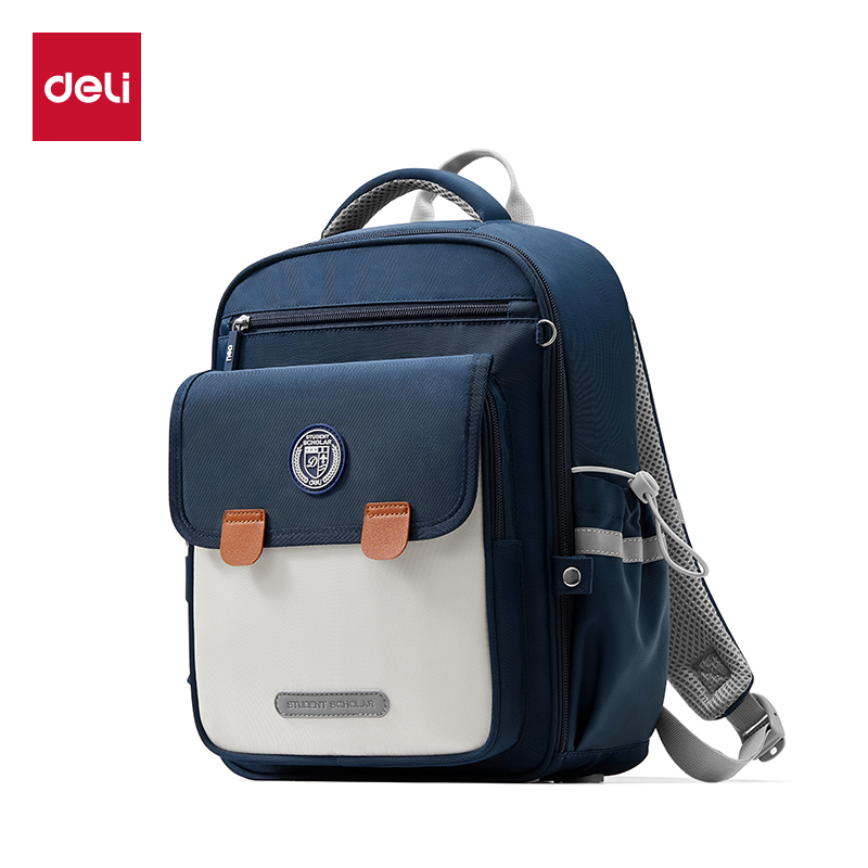 51fun吃瓜BB161中號超輕全展開式學生書包套裝(M-藍)(個)