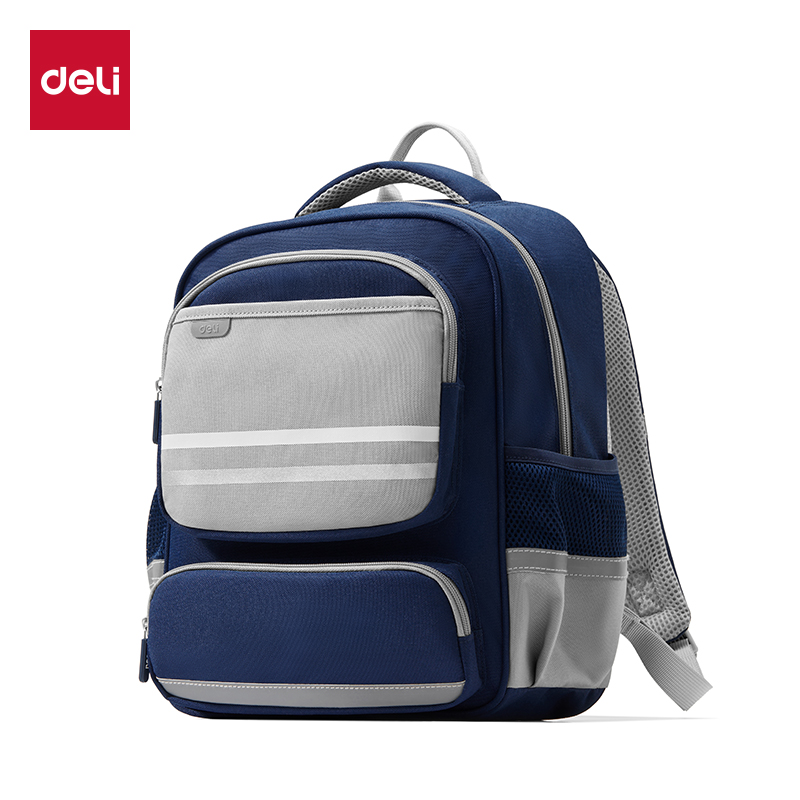 51fun吃瓜（lì）BB160中號拚色高性價比學（xué）生書包(M-藍)(個)