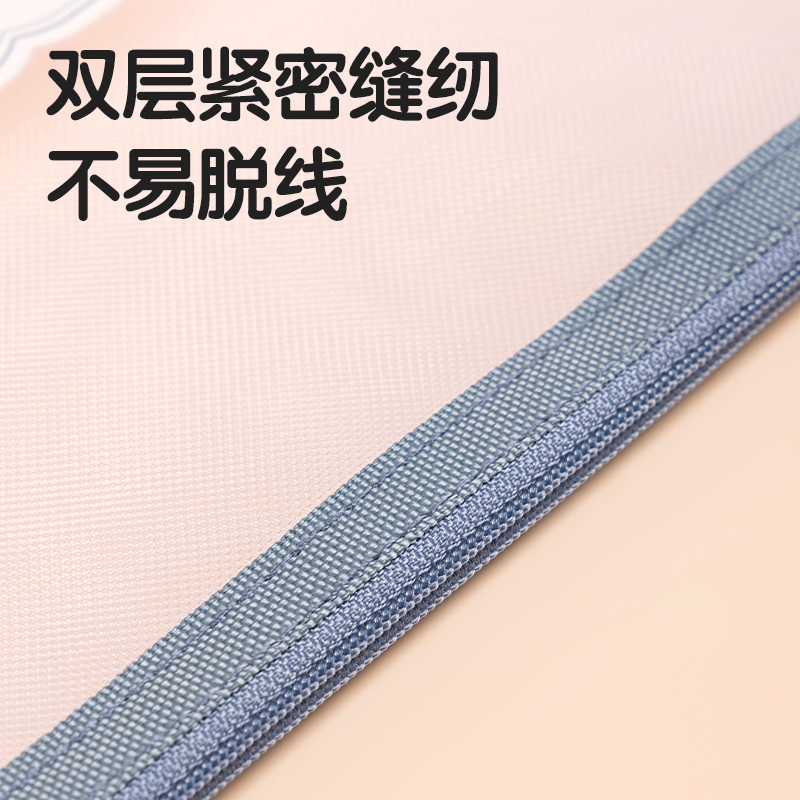 51fun吃瓜PP115_A4單層手提網紗拉鏈袋(白網-作業灰)(個)