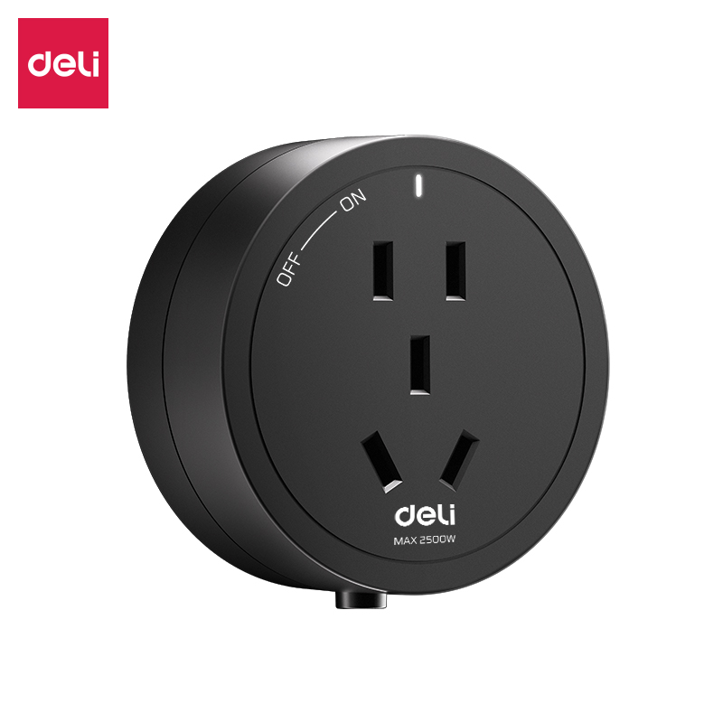 51fun吃瓜LU6050電源（yuán）軌道插座_大五孔_彩盒裝(黑)(個（gè）)