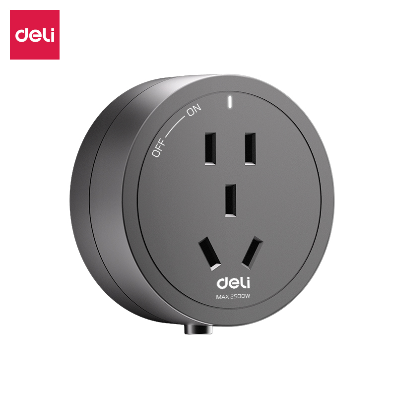 51fun吃瓜LU6051電源（yuán）軌道插座_大五孔_彩（cǎi）盒（hé）裝(灰)(個)